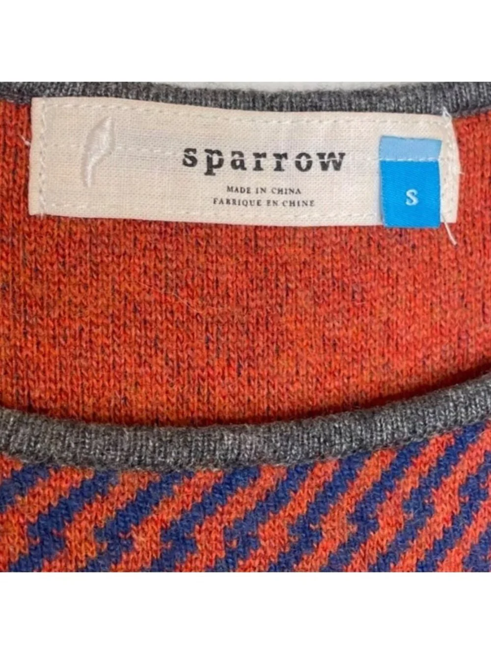 Anthropologie Sparrow Intarsia Sweater Dress, S